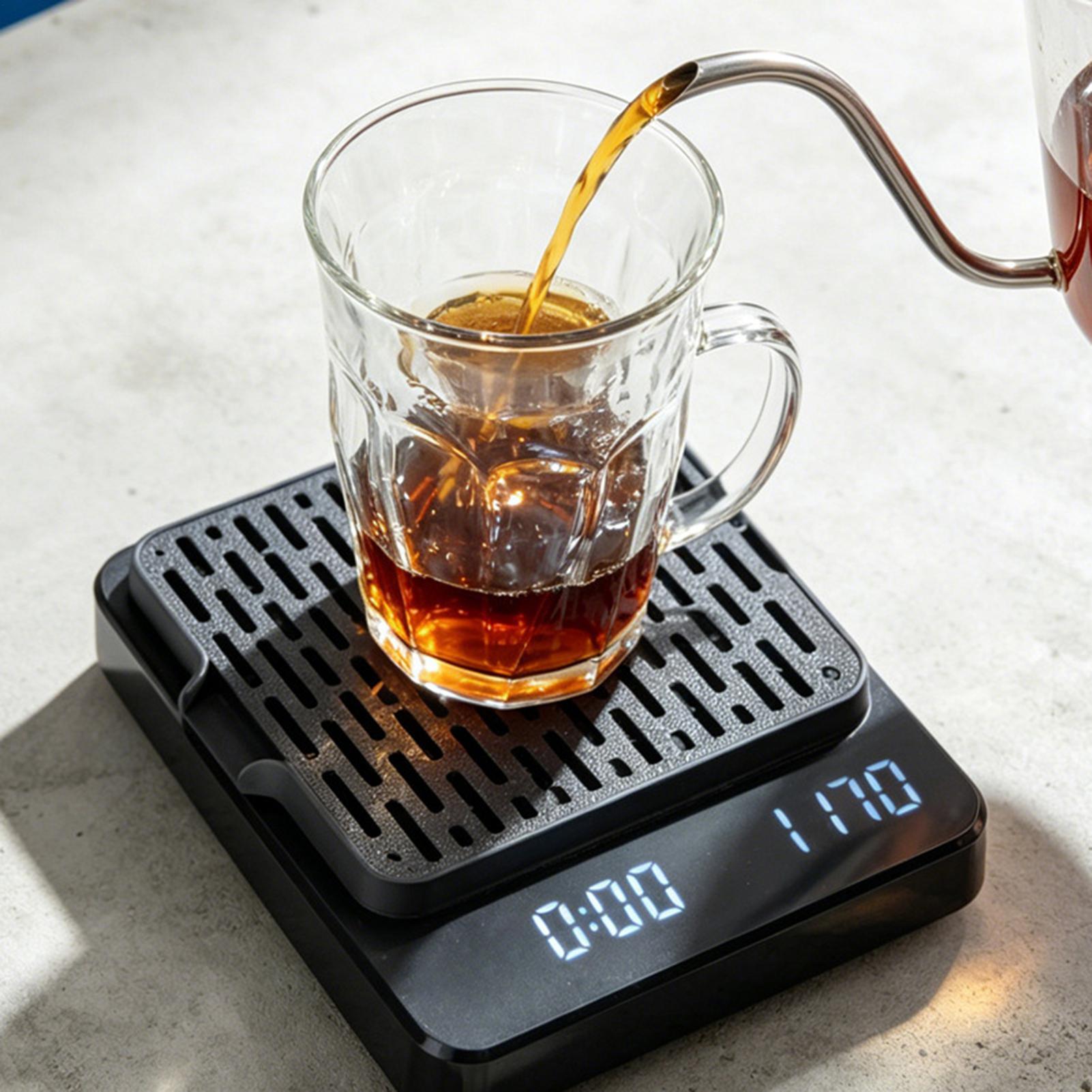 Home Improvement Tools - Scale Auto-Draining Tray Digital Espresso Scale