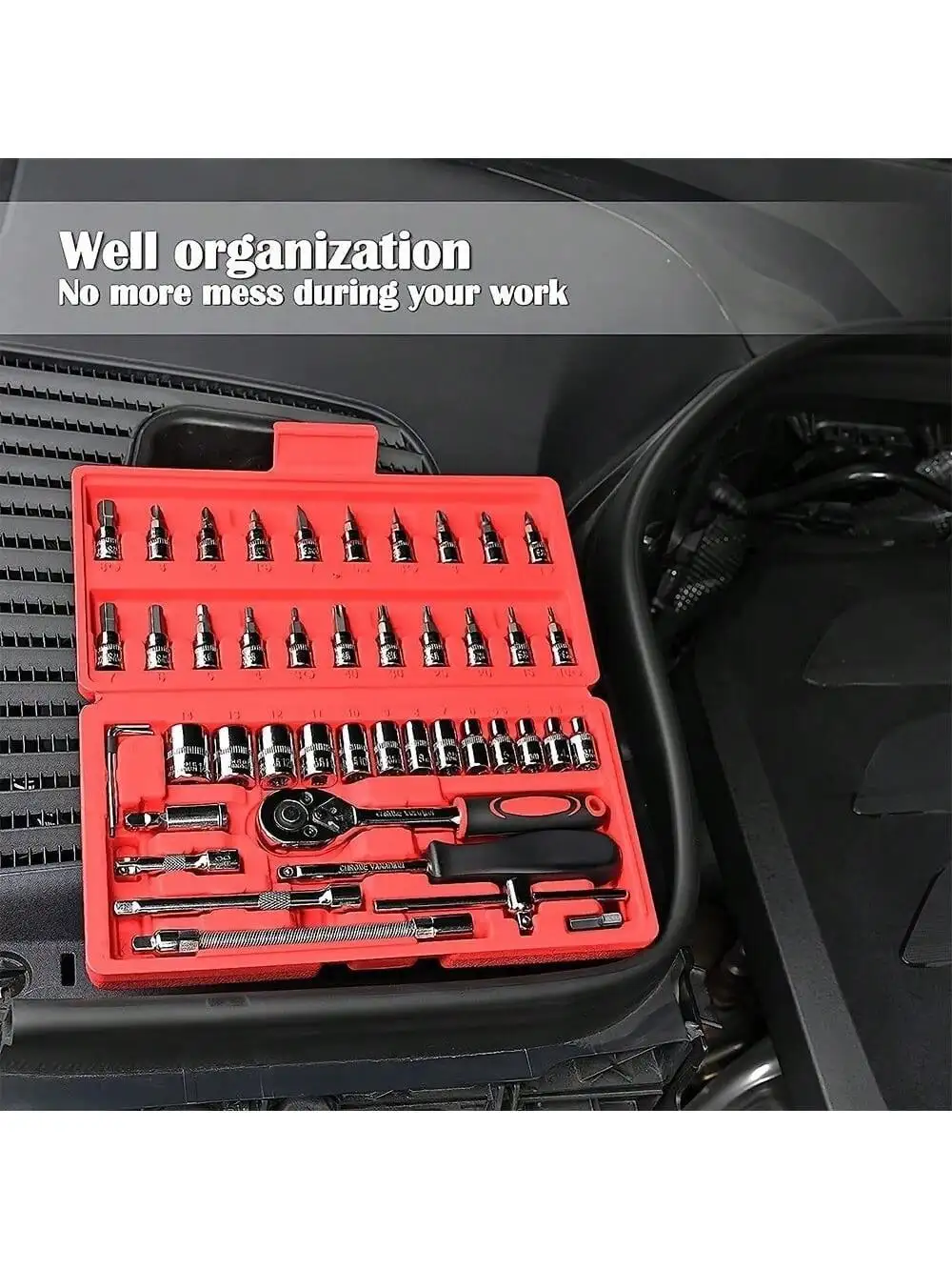 46 Piece 1/4 Inch Drive Socket - Home Improvement Tools recensione e prezzo